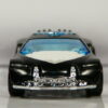 COCHE DE POLICIA NUEVO A ESCALA APROXIMA.DA 1/64. VISTA FRONTAL.