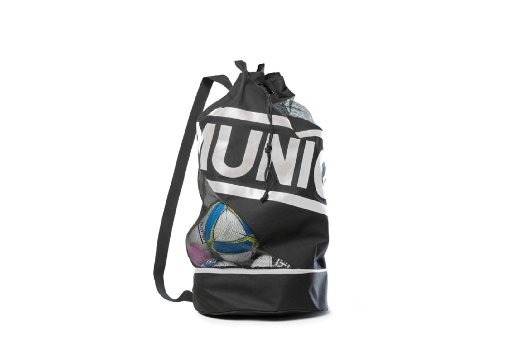 SACO PORTA BALONES BALLS BAG MUNICH BLACK SILVER – ESPORTSVIAN.COM