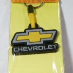LLAVERO NUEVO DE GOMA Y METAL MARCA CHEVROLET.