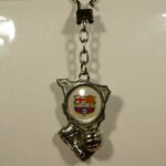 LLAVERO METALICO RETRO DEL BARÇA.