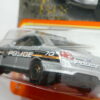 COCHE PATRULLA EDICION ESPECIAL 70 ANIVERSARIO MATCHBOX NUEVO A ESCALA APROXIMADA 1/64. VISTA TRASERA.