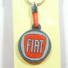 LLAVERO NUEVO DE GOMA Y METAL MARCA FIAT.