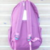 BACKPACK TAMAÑO ADULTO APTA PARA USO ESCOLAR. CON 7 BOLSILLOS INCLUYENDO PARA PORTATIL. VISTA TRASERA.