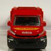 CAMION DE BOMBEROS DE SEGUNDA MANO CON POCAS SEÑALES DE USO Y BUEN ESTADO GENERAL A ESCALA APROXIMADA 1/64. VISTA FRONTAL.