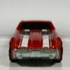 COCHE DEPORTIVO DE SEGUNDA MANO POCAS SEÑALES DE USO Y BUEN ESTADO GENERAL A ESCALA APROXIMADA 1/64. VISTA FRONTAL.