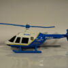 HELICOPTERO DE POLICIA, VEHICULO DE SEGUNDA MANO EN BUEN ESTADO GENERAL A ESCALA APROXIMADA 1/64.