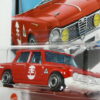 COCHE DEPORTIVO CLASICO NUEVO A ESCALA APROXIMADA 1/64. VISTA FRONTAL.