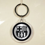 LLAVERO DE PLASTICO Y METAL DEL BARÇA.