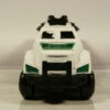 VEHICULO ACORAZADO DE LA GUARDIA CIVIL DE SEGUNDA MANO SIN SEÑALES DE USO, BUEN ESTADO GENERA,  A ESCALA APROXIMADA 1/64 Y SIN BLISTER. VISTA FRONTAL.
