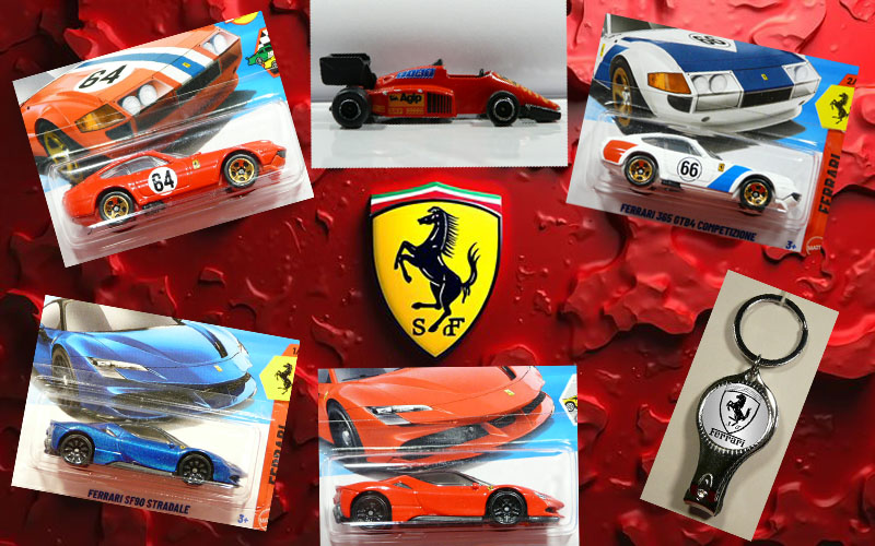 COCHES FERRARI A ESCALA 1/64