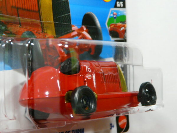 COCHE CLASICO DE CARRERAS NUEVO EN MINIATURA A ESCALA APROXIMADA 1/64. VISTA TRASERA.