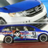 MONOVOLUMEN DEPORTIVO JAPONES NUEVO TUNEADO A ESCALA APROXIMADA 1/64.