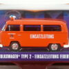 FURGONETA DE BOMBEROS NUEVA EN MINIATURA A ESCALA APROXIMADA 1/64 DE LA SERIE LIMITADA V-DUB.
