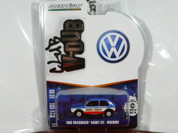 GL-1980-VOLKSWAGEN GOLF-RABBIT-GTI-WIDEBODY-EDICION-LIMITADA. VISTA FRONTAL BLISTER.