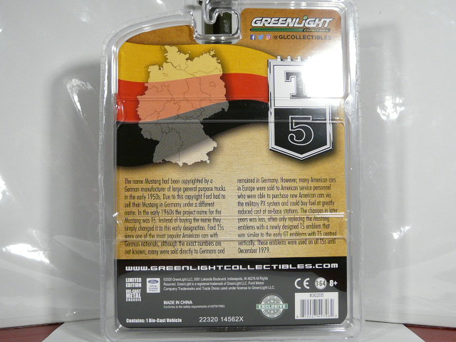 PARA MAYORES DE 14 AÑOS. COUPÉ NUEVO EN MINIATURA A ESCALA APROXIMADA 1/64 DE LA SERIE LIMITADA EXCLUSIVE HOBBY. VISTA TRASERA BLISTER.