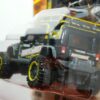 TODOTERRENO 4X4 NUEVO EN MINIATURA A ESCALA APROXIMADA 1/64. VISTA TRASERA.